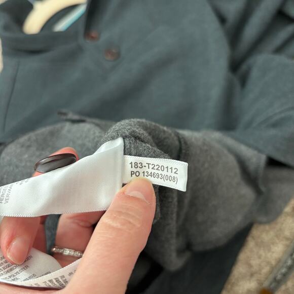 Tommy Bahama EUC Men’s Sandbar Shawl Collar Sweatshirt Navy Blue Sz M - Picture 7 of 12